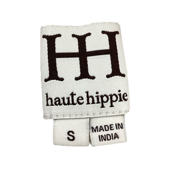 HH Haute Hippie Dress Women’s SZ S 100% Silk Long Spaghetti Straps Animal Print - Picture 5 of 5